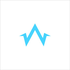 letter W logo design 