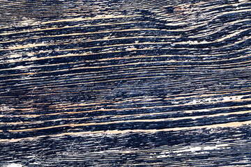 old wooden surface painted in black paint color with a lot of scuffs