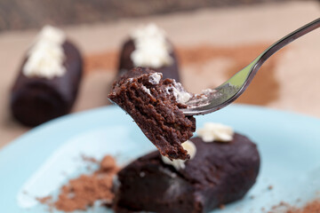 cake is made of butter, sugar, sponge cake