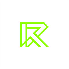 letter R logo design 