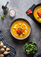 vegetarian carrot and ginger soup