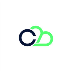 letter C cloud logo design 