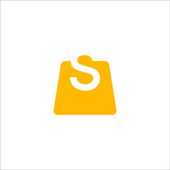 letter S Shop logo design 