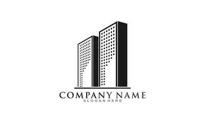 Fototapeta premium Building construction vector logo