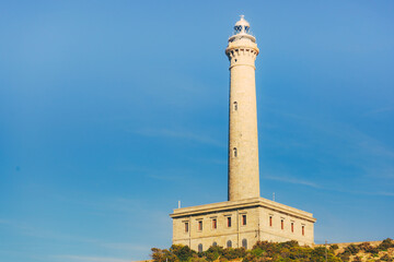 Fototapeta premium Cape Palos lighthouse in Spain