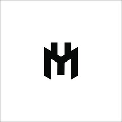 Fototapeta premium MY logo design vector sign