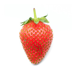 Red berry strawberry isolated on white background- Image