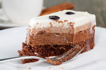 delicious dessert made from a large number of ingredients