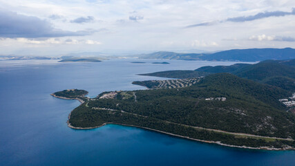 A detailed, perfect shot of a scenery in Bodrum, Turkey