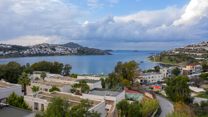 A detailed, perfect shot of a scenery in Bodrum, Turkey