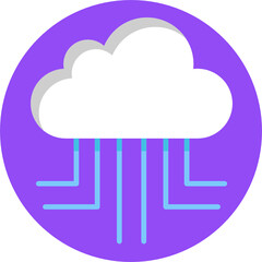 Server Icon. Database Icon. Vector Illustration