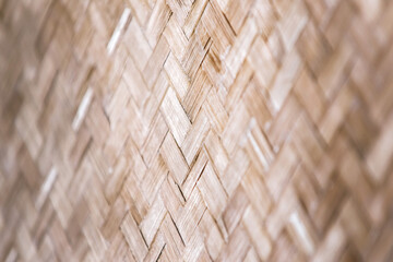Light woven texture. The wooden texture. Lightweight material. Asia
