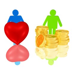 Herz oder Geld