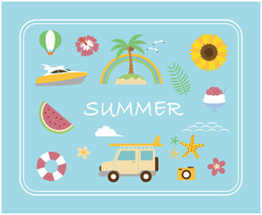 南国のイラスト