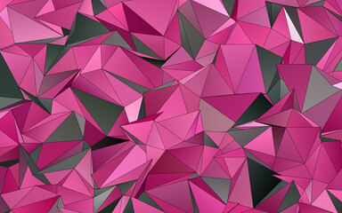 Fototapeta premium 3d Triangles, abstract background. Design wallpaper.