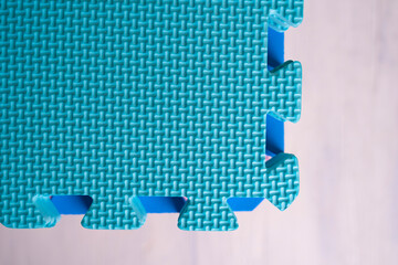 Square styrofoam flooring element. Soft puzzles for the playroom