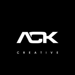 ACK Letter Initial Logo Design Template Vector Illustration