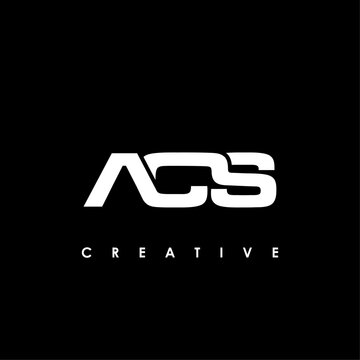 ACS Letter Initial Logo Design Template Vector Illustration