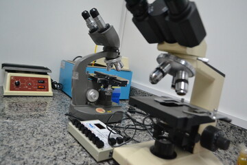 Fototapeta na wymiar Microspcopio