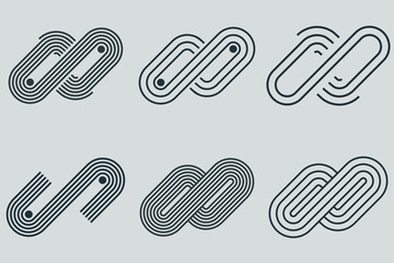 Abstract vector geometric element for your design.