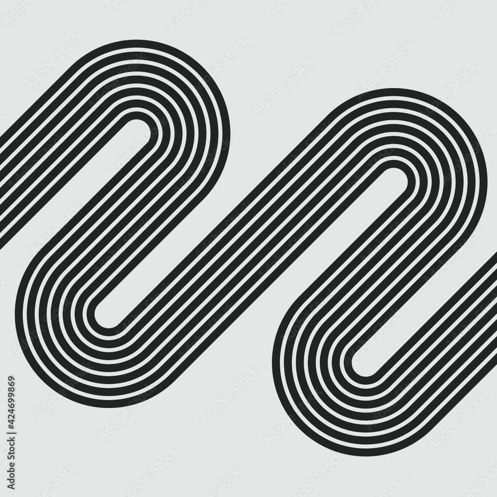 Poster abstract vector geometric element for your design.