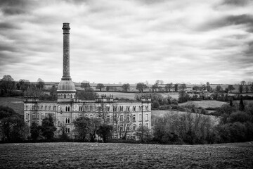 The Historic Bliss Mill In Rural Oxfordshire On A Spring Evening