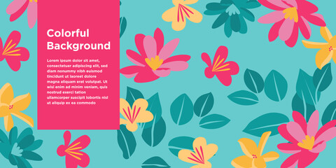 Spring Colorful Background