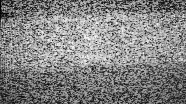 Video error. Retro tv. Abstract noise of analog television. Digital glitch. Damage to the video signal with pixel white noise. Black and white dreaming background.