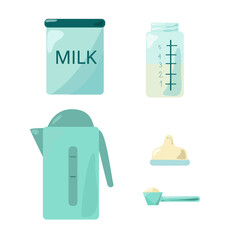 Milk formula for artificial feeding of the child