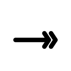 Next arrow icon. Suitable for applications user interfaces, website development,  and various purposes.