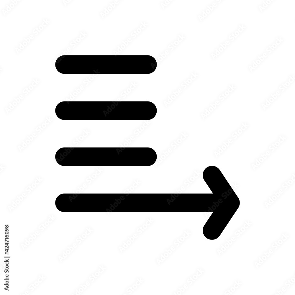 Poster descending arrow icon. suitable for applications user interfaces, website development, and various p