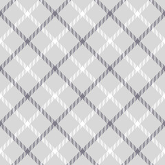 Tattersall check pattern simple in grey and white. Seamless textured background graphic for shirt, skirt, or other modern everyday spring summer autumn everyday casual fashion textile print.