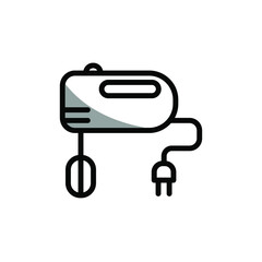 Illustration Vector graphic of mixer icon