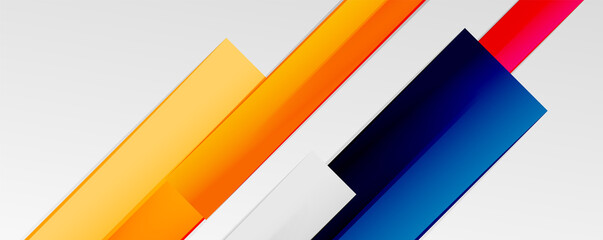 Multicolored lines background. Design template for business or technology presentations, internet posters or web brochure covers