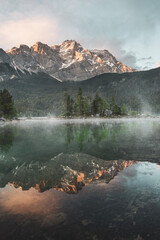 lake in the mountains