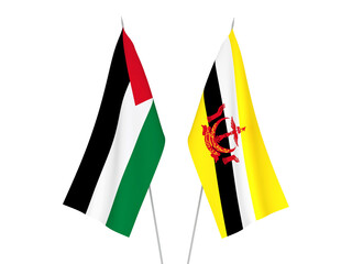 Palestine and Brunei flags