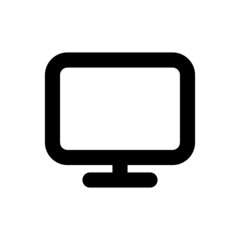 Monitor user interface icon suitable for applications user interface and website development. Editable and resize able. Easy to apply on several projects.