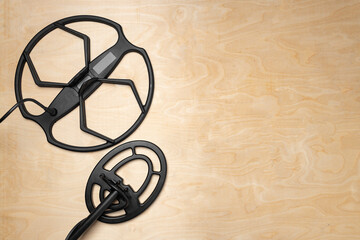 Search coil of the metal detector top view