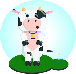 Cartoon cow