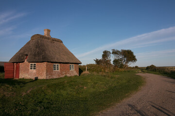 Denmark's oldest school in Toftum on the Danish island of Rømø