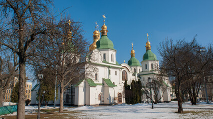 Pechersk Lavra Monastery Kiev, Ukraine. Cave monastery. Orthodox church