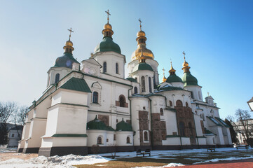 Saint Sophia Cathedral in Kiev, Ukraine. Orthodox church