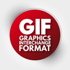 GIF - Graphics Interchange Format acronym, concept background