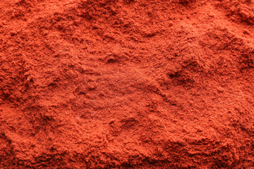 Red chili powder as background