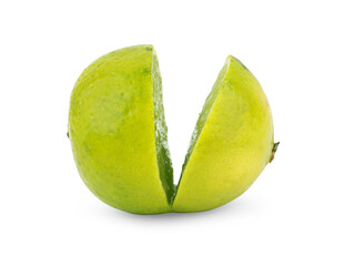 Lime isolated on white background
