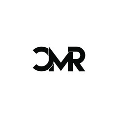 cmr letter original monogram logo design