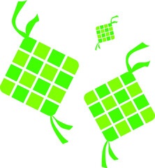 Traditional Indonesian Ketupat for Eid