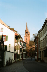 Naklejka premium old street in the old town