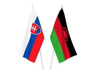 Malawi and Slovakia flags