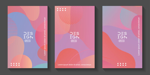 cover design With liquid style. Vector EPS 10	
